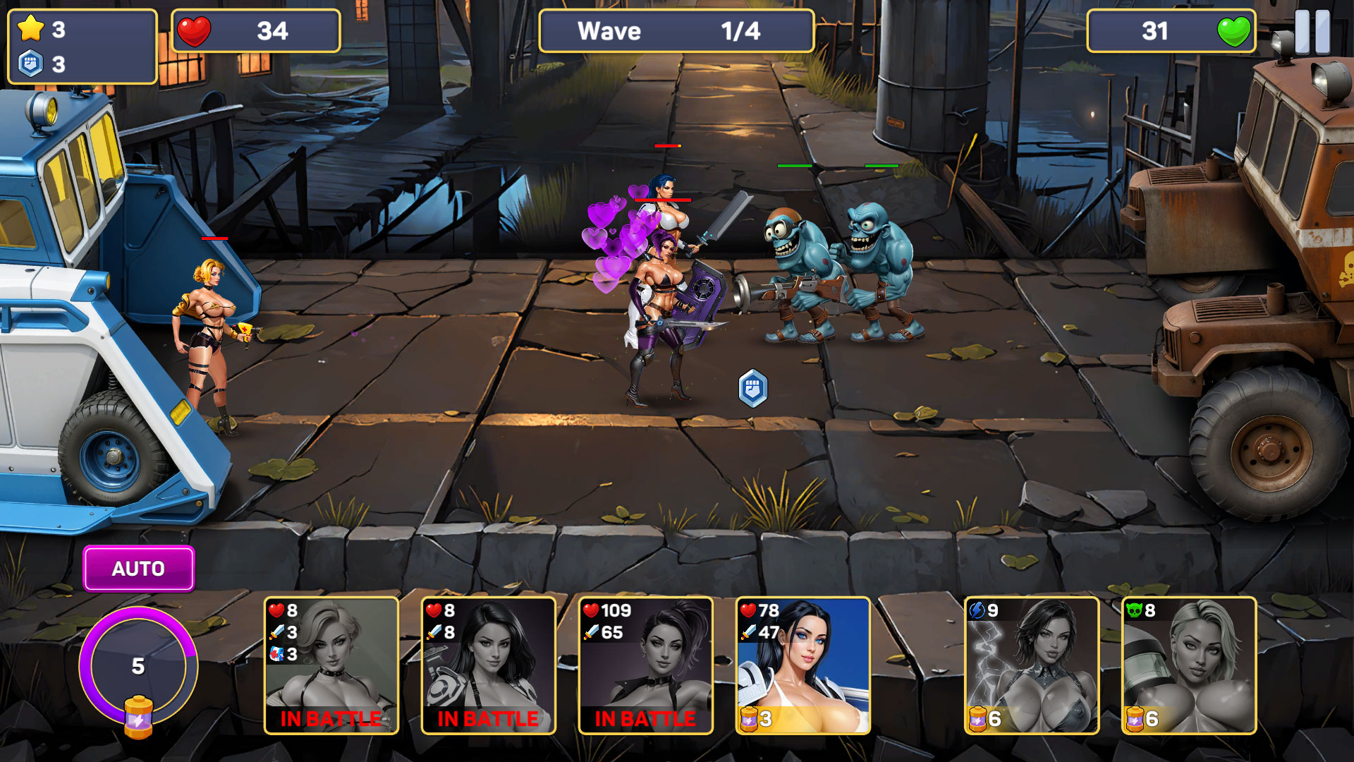 Amazons vs Zombies screenshot