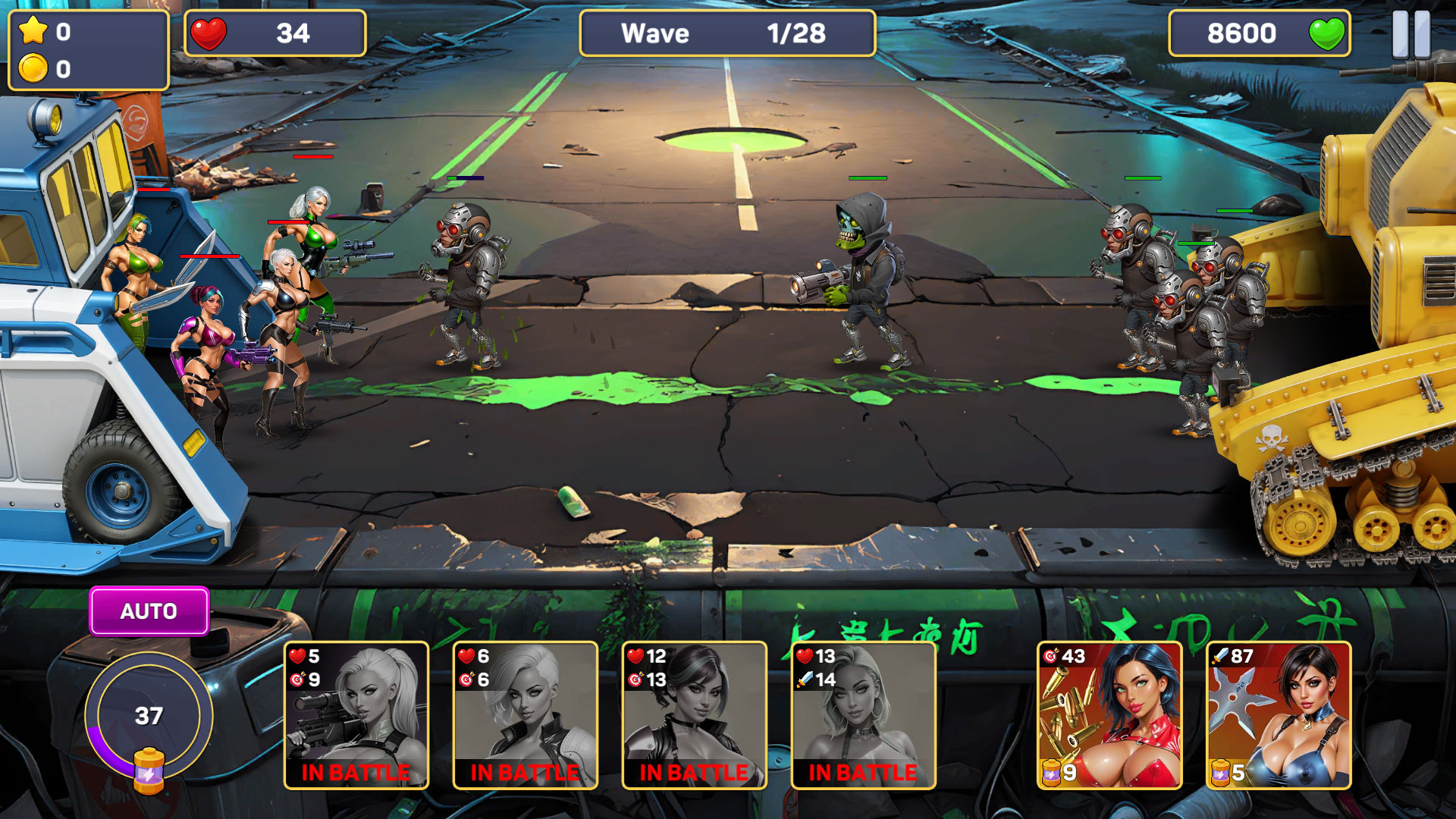 Amazons vs Zombies screenshot