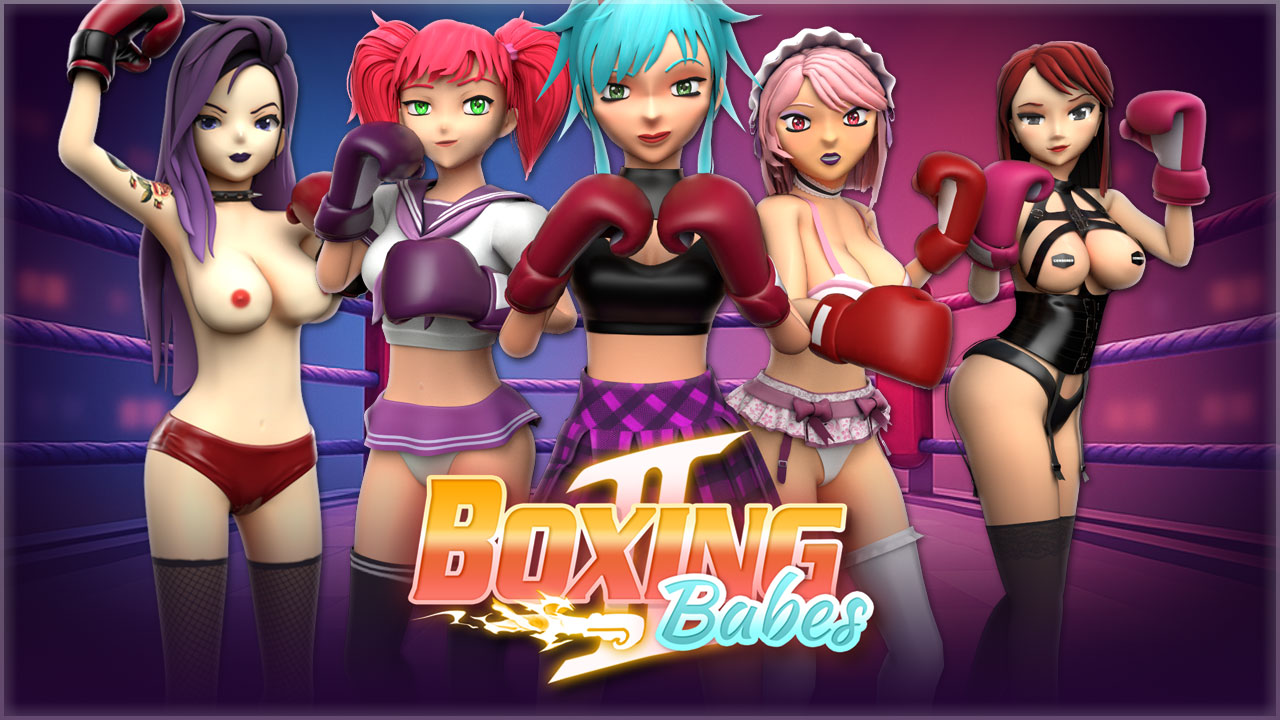 玩 fighting 游戏 - Boxing Babes II 在 Nutaku fighting游戏 - Boxing Babes II