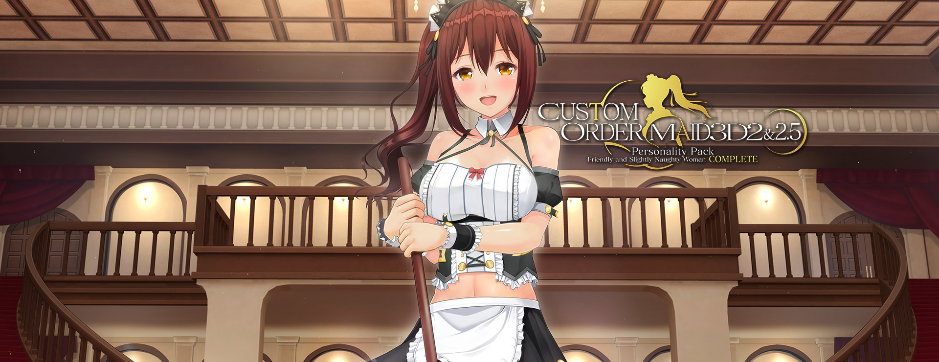 Custom Order Maid 3D2: Friendly and Slightly Naughty Woman Complete Bundle - Adventure Game