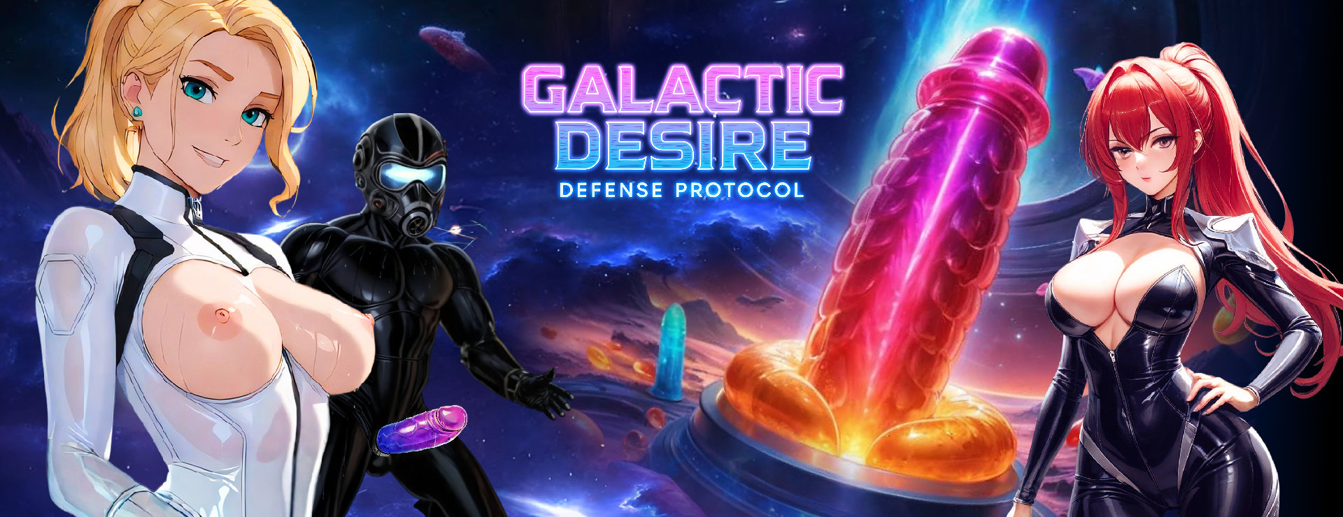 Galactic Desire: Defense Protocol - Idle Game