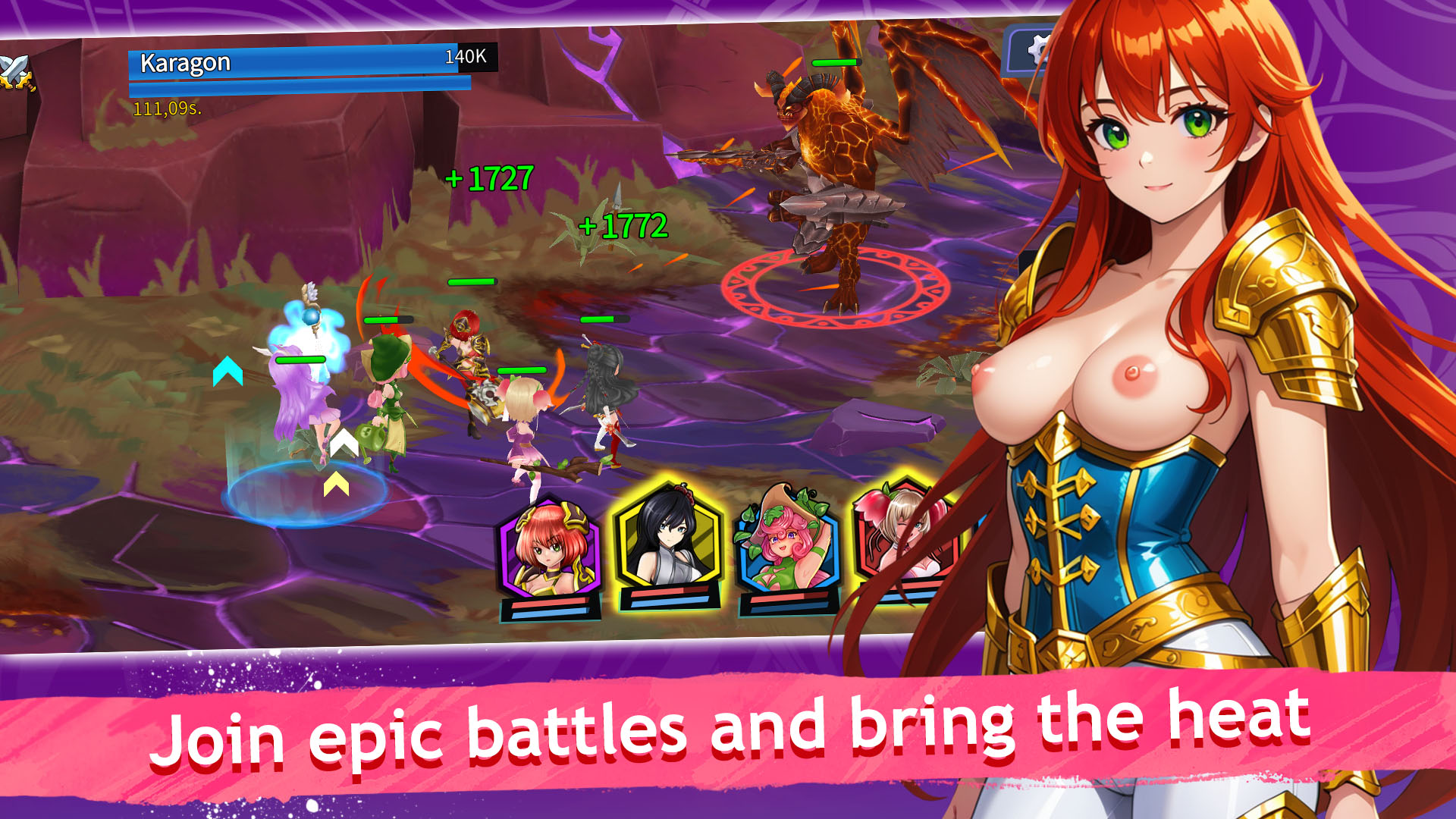 Horny Waifu: Kaiju Strike screenshot