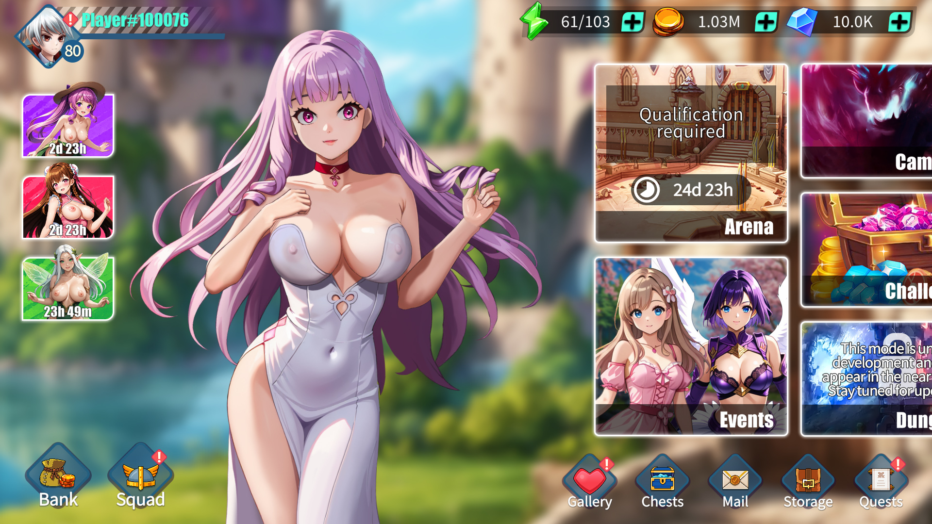 Horny Waifu: Kaiju Strike screenshot