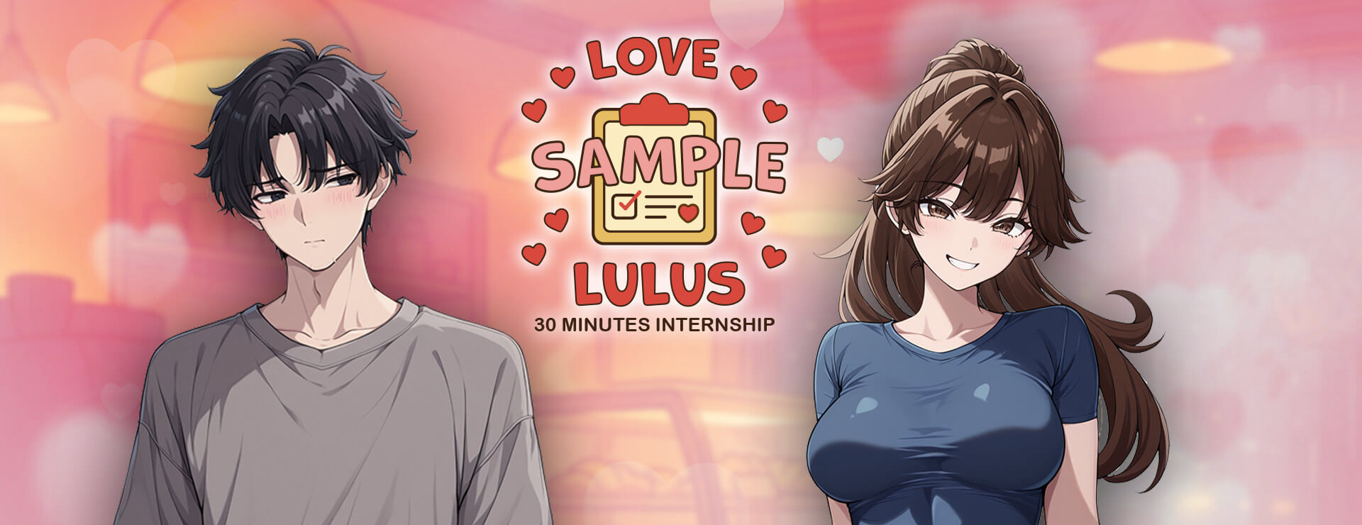 Play Love Sample Lulus 30 Minutes Internship on Nutaku Love Sample Lulus 30 Minutes Internship - Visual Novel Game