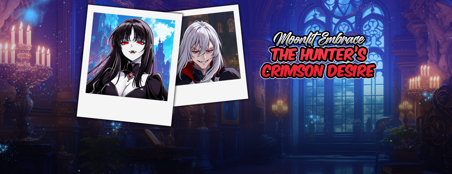 Moonlit Embrace The Hunter’s Crimson Desire - Novela Visual Juego