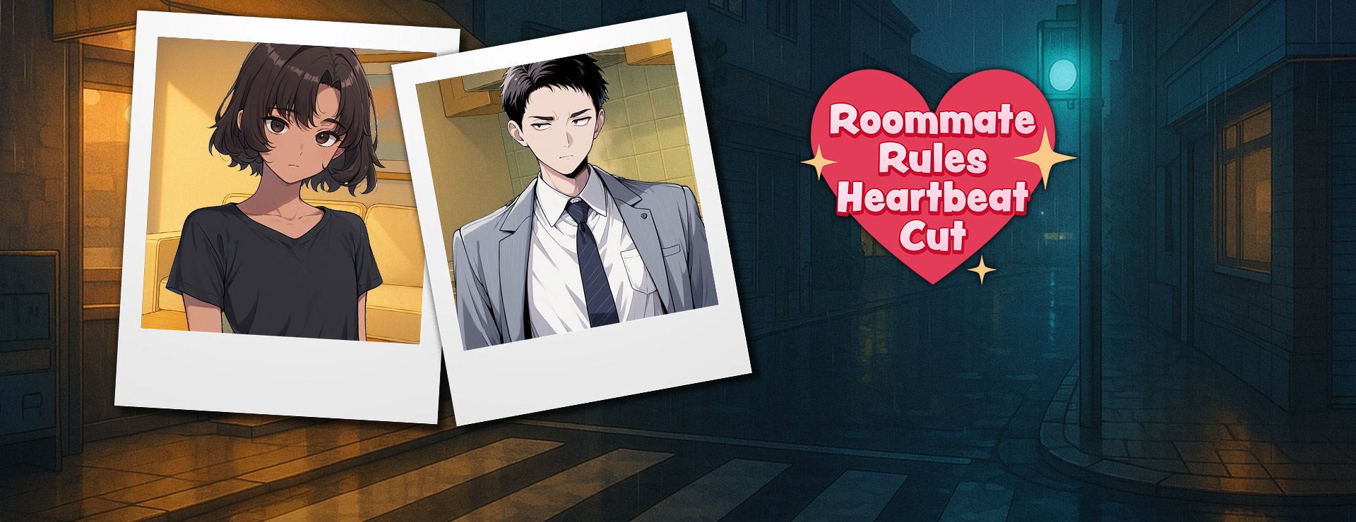 Roommate Rules Heartbeat Cut - Visual Novel Game