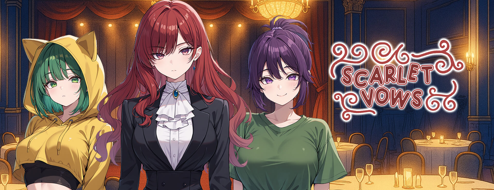 Play Scarlet Vows on Nutaku Scarlet Vows - Visual Novel Game