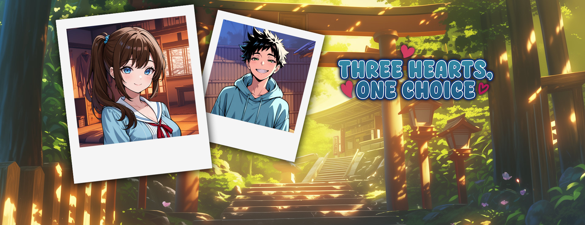 Three Hearts, One Choice - Roman Visuel Jeu