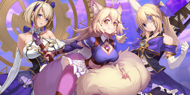 Image montrant divers personnages de Goddess Arrival