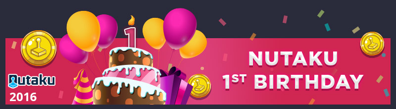 Image montrant le graphique de Nutaku pour le premier anniversaire en 2016