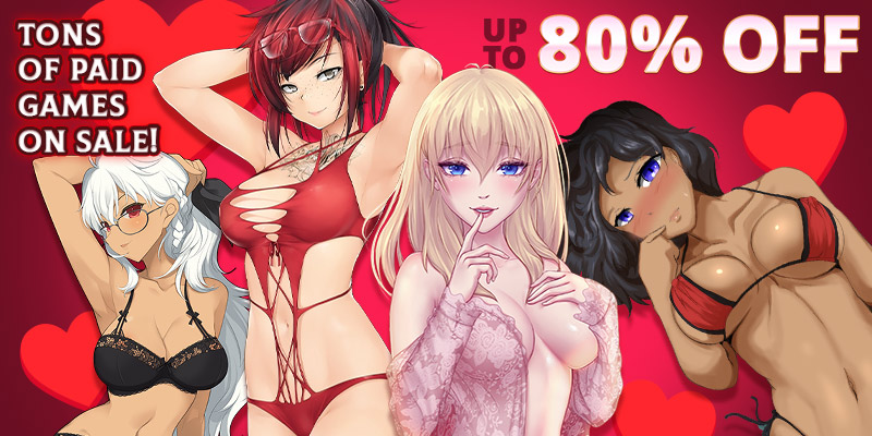 割引された有料ゲームの女の子の一部を示す画像