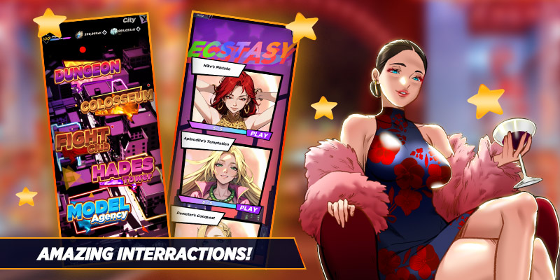 Image showing some of the gameplay from Angel Hi