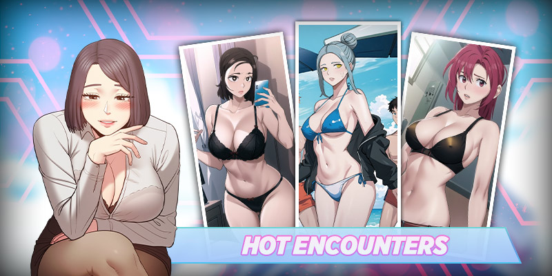 Image showing some of the girls you can summon in Angel Hi