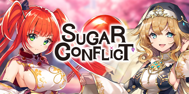 Image montrant le logo et deux belles filles de Sugar Conflict