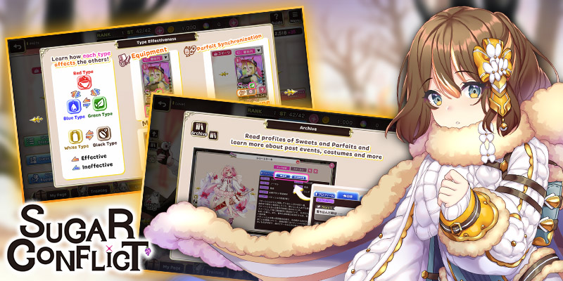 Image montrant une partie du système de combat dans Sugar Conflict