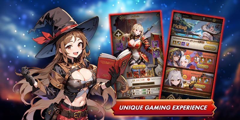 Obraz przedstawiający jedną z pięknych dziewczyn z Zafiry oraz kilka zrzutów ekranu z gry