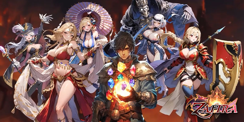 Obraz przedstawiający piękne kobiety, które spotkasz w Zafirze