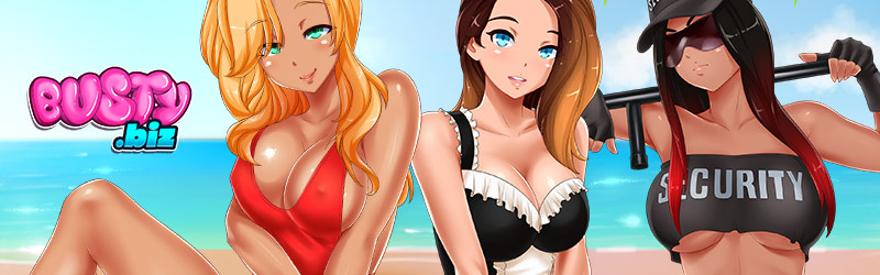 Busty.Biz のキャラクターを示すグラフィック