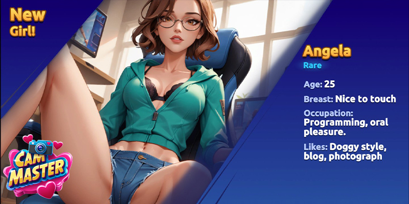 Bild zeigt eines der Mädchen, die Sie in Cam Master treffen werden