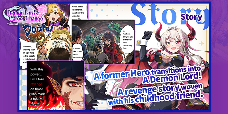 Obraz przedstawiający niektóre klatki z części Zmiany Kariery X Władcy Demonów