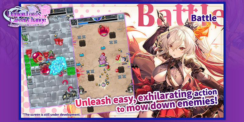 Obraz przedstawiający zabawny system walki w grze Demon Lord’s Career Change X