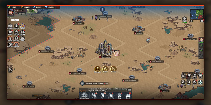 Image illustrant le gameplay d'End of the Future R