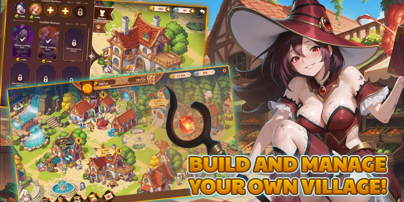 Image montrant une partie du gameplay d'Isekai Waifu Overlord