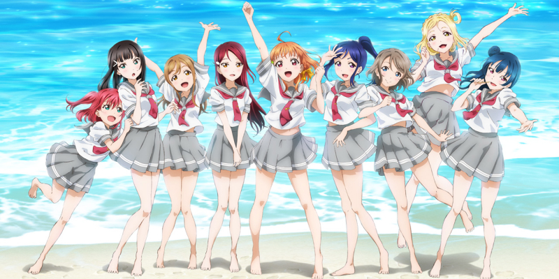 Bild, das verschiedene Mädchen aus Love Live Sunshine! zeigt.