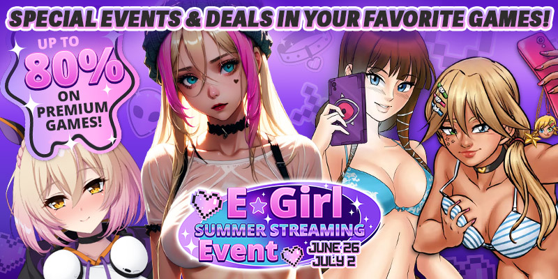 Image montrant certaines des autres promotions qui se déroulent pendant l'événement EGirl Summer Streaming