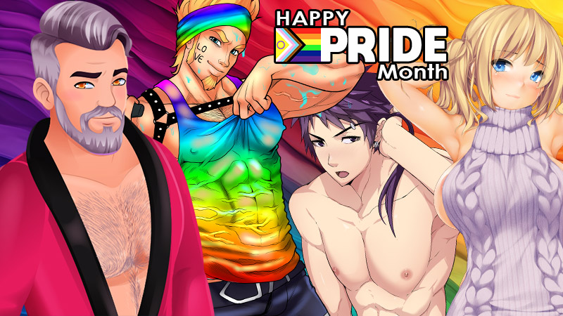 Image showcasing Pride relationships in all it's queerness