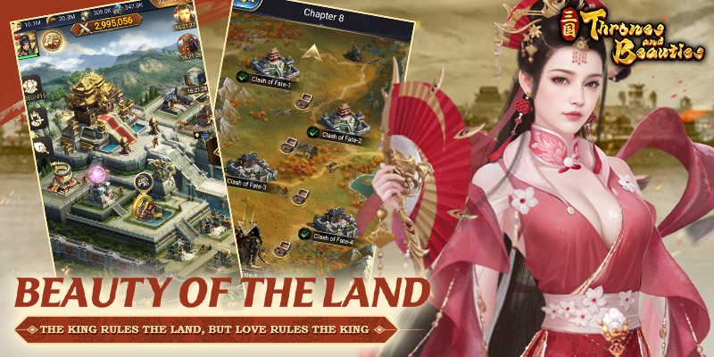 图片展示了一些游戏玩法和《权力的游戏》中一位美丽的女孩