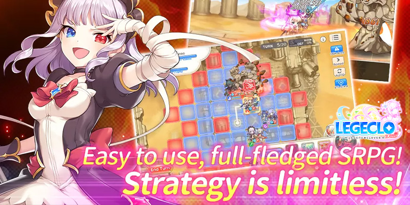 Imagen que muestra parte de la jugabilidad del juego Legeclo: Legend Clover X